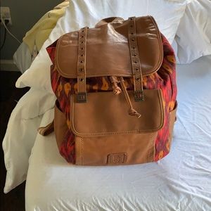 Backpack The SAK Leather and Fabric